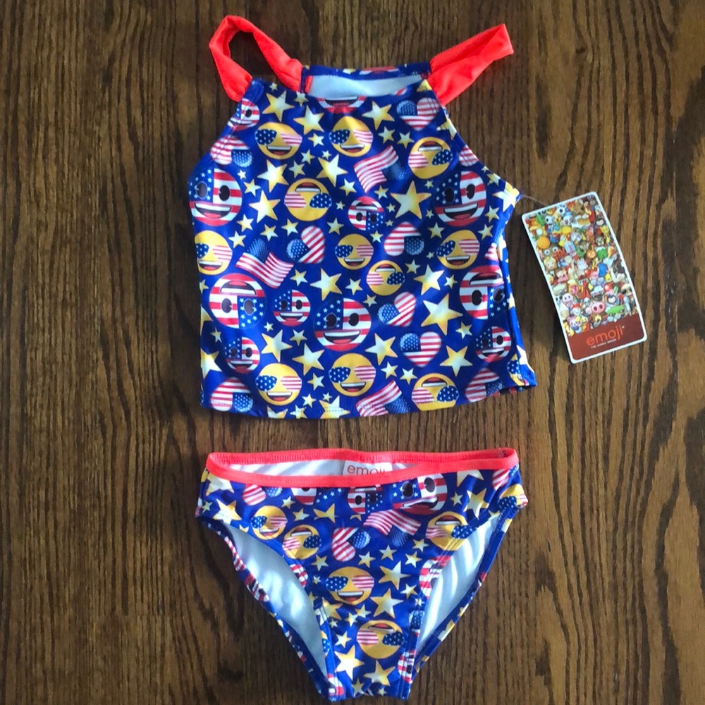 Emoji tankini USA